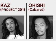 KAZ(after the color)　OHISHI(cabaret) 
